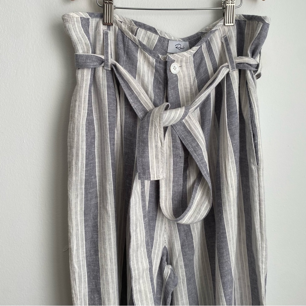 Rails Jess Laguna Striped Linen Blended Pants Large - Picture 9 of 12